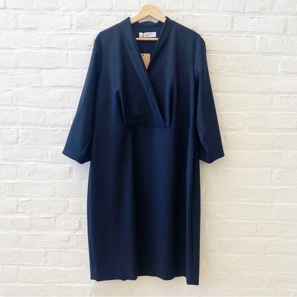 MM Lafleur || The Niko Dress - Sharkskin in Ink +1 NWT - Picture 2 of 9